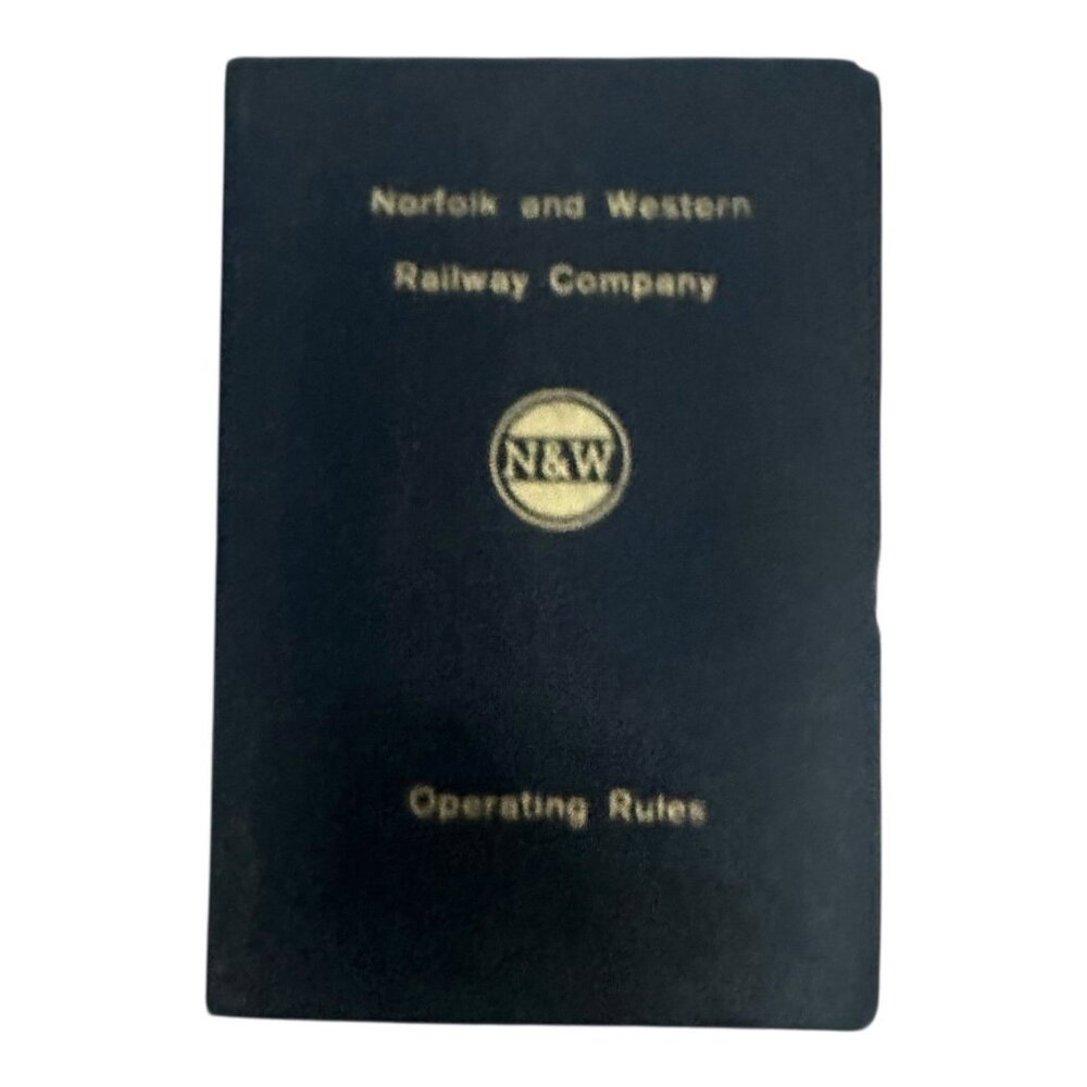 Norfolk & Western Railway‎ Company Operating Rules 1967 Edition Hardcover Book